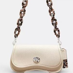 New. Coach Wavy Dinky Bag In Coachtopia Leather